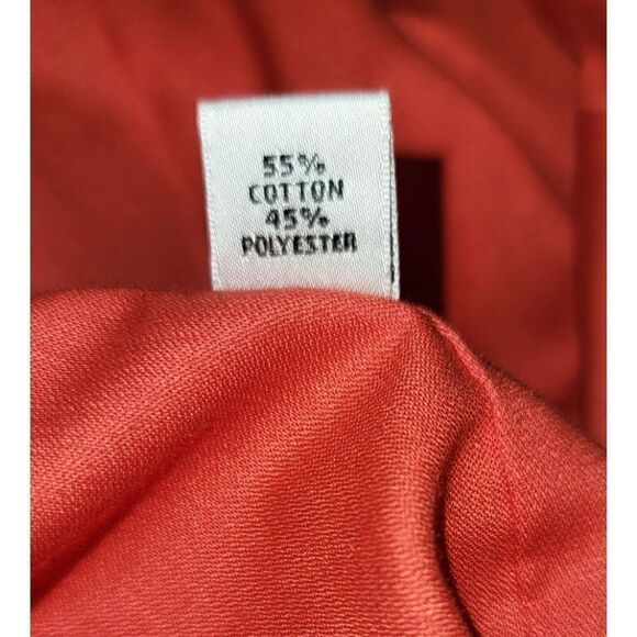 NWOT - Van Heusen Regular Fit Lux "Red" Sateen Date Dress Shirt - 17.5 - Picture 7 of 8